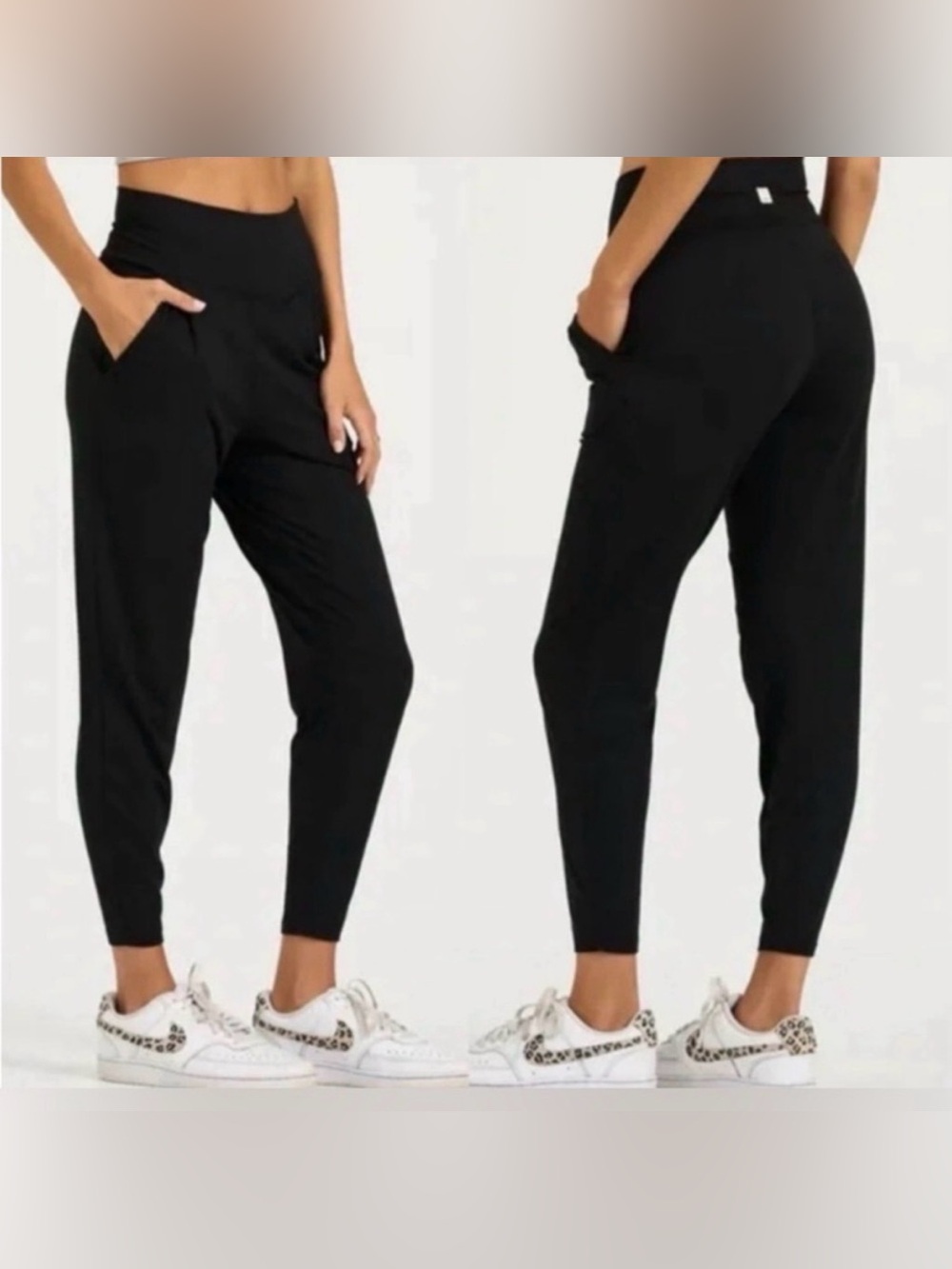 VUORI Lux At Ease Harem Pants Black Jogger Women's Size Small